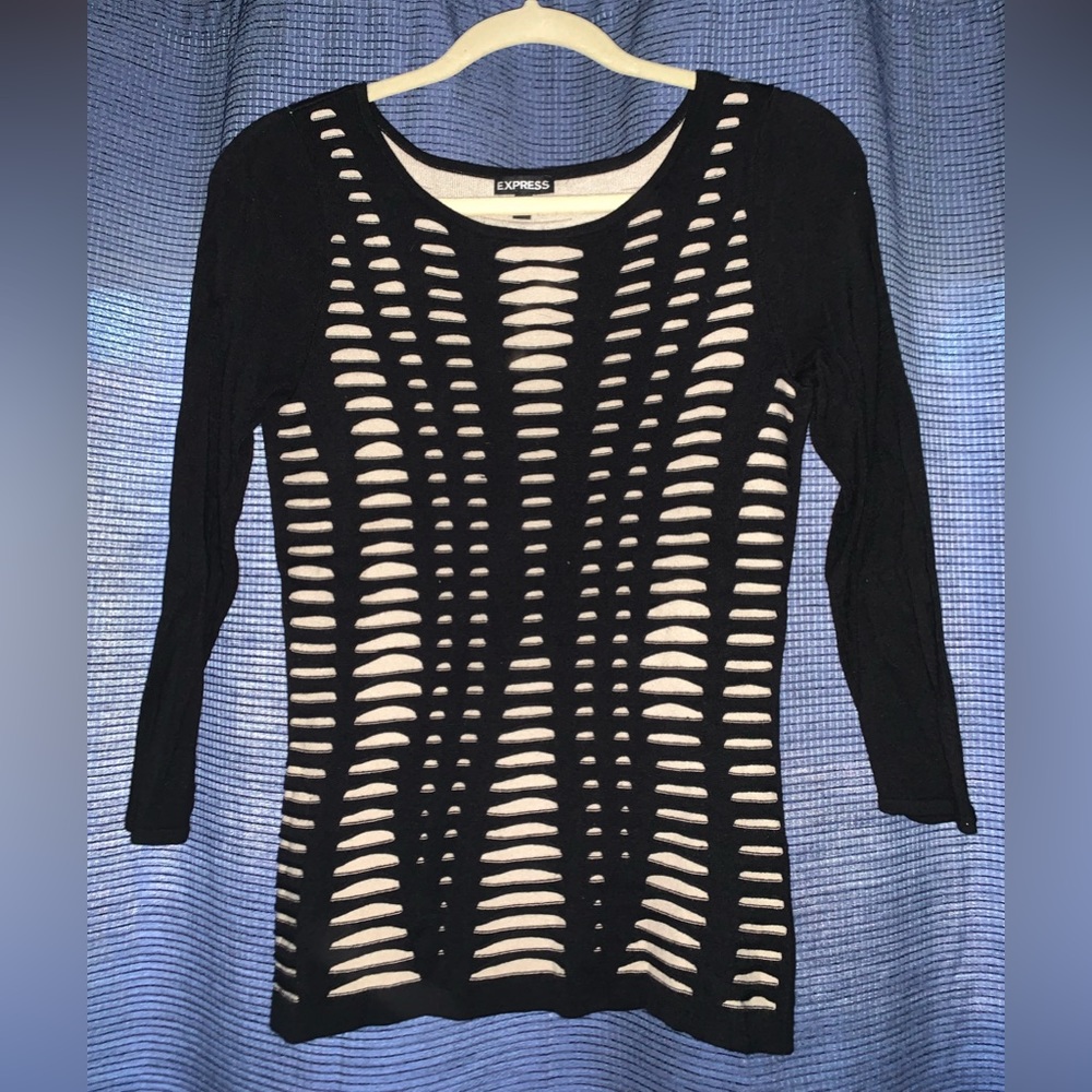 Express fitted sweater size S